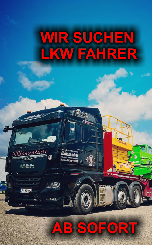 lkw fahrer gesucht
